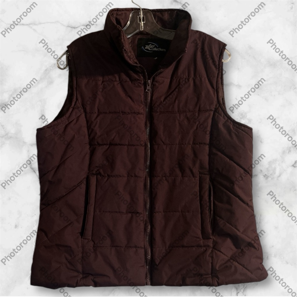 KLC Purple Women’s Puffer Vest Size Large‎ R6